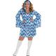 amscan 847830-55 - Kostüm Disco Lady, Kleid und Stirnband, für Damen, mit Pailletten, 70er, 60er, Karneval, Fasching, Fastnacht, Mottoparty, 46-48 EU