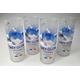 Grey Goose glasses, hand cut, 24 oz, 750 ml, set of 4