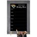 Jacksonville Jaguars 11" x 19" Personalized Team Weekly Chalkboard with Frame