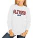 Women's White Ole Miss Rebels No Time to Tie Dye Long Sleeve T-Shirt