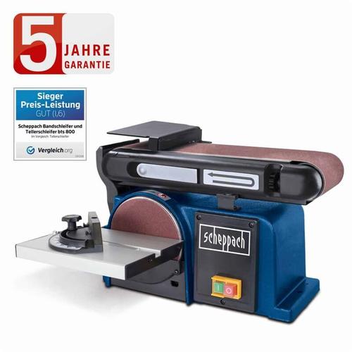 Bandschleifer Tellerschleifer Schleifmaschine BTS800 150 mm 370 w – Scheppach