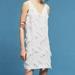 Anthropologie Dresses | Anthropologie Maeve White Fringe Shift Dress | Color: White | Size: 2