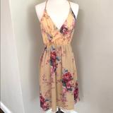 Anthropologie Dresses | Anthropologie Silk Sundress | Color: Pink/Yellow | Size: 6