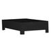 David Francis Furniture 16" Platform Bed Frame Wood in Black | 16 H x 42 W x 84 D in | Wayfair B4007BED-TXL-S129