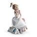 Lladro Chit-Chat Girl Figurine Porcelain/Ceramic in Pink/White | 7.87 H x 4.72 W x 5.51 D in | Wayfair 01005466