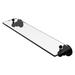 Darby Home Co Lera Wall Shelf Glass/Metal in Black | 3 H x 22 W x 5 D in | Wayfair BF89A81E54A5491D8AC1087E83B62037