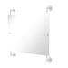 Charlton Home® Alcott Landscape Traditional Beveled Frameless Wall Mirror in White | 29.2 H x 26 W x 3.7 D in | Wayfair