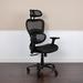 Latitude Run® Opuntia Ergonomic Mesh Task Chair Upholstered/Mesh in Black | 53 H x 28 W x 28 D in | Wayfair 01D3BCE545614F31B6E03DD5120E9269