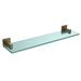Orren Ellis Haranu Bracket Wall Shelf Glass/Metal in Brown | 2 H x 16 W x 5.7 D in | Wayfair 05A5775C3A454A95BBB7A5299BEFE40E