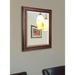 Darby Home Co Soderlund Traditional Beveled Accent Mirror Wood in Brown/Red | 30.5 H x 24.5 W x 0.75 D in | Wayfair