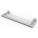 Charlton Home® Marchmont Wall Shelf Glass/Metal in Gray | 3 H x 22 W x 5 D in | Wayfair 68684EE1BBA2481F9B8FD602AD5A2B4A