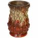World Menagerie Harlend Table Vase Terracotta, Ceramic in Red | 10 H x 6.5 W x 6.5 D in | Wayfair ABF88313081A4637A1043798DF4E4A18