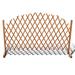 Arlmont & Co. Fence Lattice Barrier Fence Wooden Fence Panel for Poultry Solid Wood Metal in Brown | 39 H x 71 W in | Wayfair