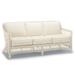 Hampton Seating Replacement Cushions - Sofa, Solid, Sailcloth Cobalt with Natural Piping Sofa, Standard - Frontgate