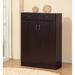 Loon Peak® 20 Pair Shoe Storage Cabinet Manufactured Wood in Brown | 47.5 H x 33 W x 13 D in | Wayfair 526B4FF3F8FA444D834C4D995AD2D62B