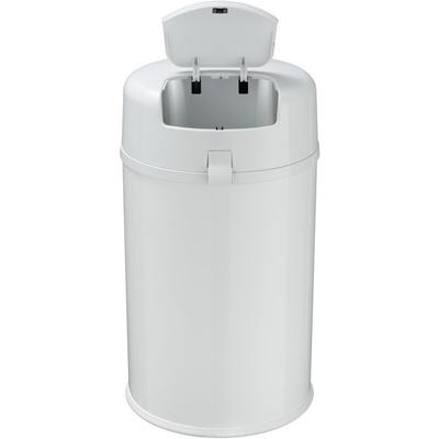 Hygiene-Behälter Secura Premium, Geruchsdichtes Entsorgungssystem, Weiß, Metall weiß - weiß - Wenko