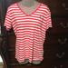 Ralph Lauren Tops | 5 For $25 Women’s Ralph Lauren Sport Tee | Color: Pink/White | Size: Xl