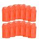 Dilwe 12Pcs Football Vest Adults Breathable Premium Polyester Soccer Scrimmage Team Practice Vests Size:64(L) x 54cm(W) Orange