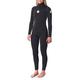 Rip Curl Womens Dawn Patrol 4/3mm Chest Zip Wetsuit - Black - Easy Stretch Flash Lining