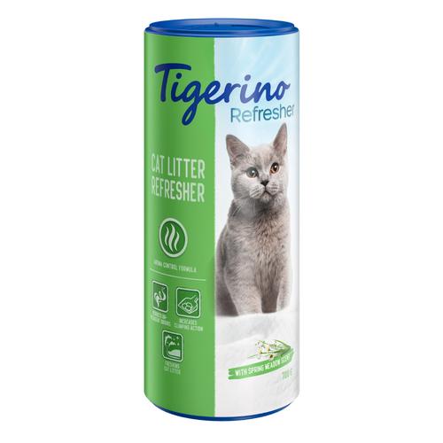 Tigerino Refresher Naturton-Deodorant für Katzenstreu - 2 x 700 g Frischeduft