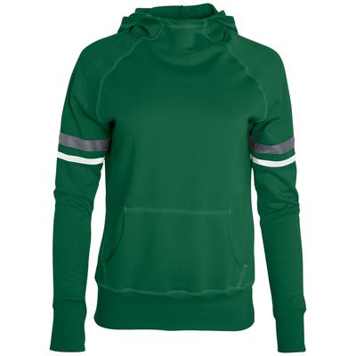 Augusta Sportswear 5440 Women's Spry Hoodie in green size Large | Cotton Polyester