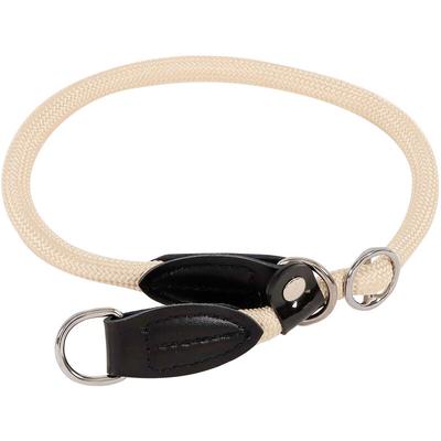 Hundehalsband Retrieverhalsband Dressurhalsband Beige Länge 45 cm, Durchmesser 1 cm - Lionto