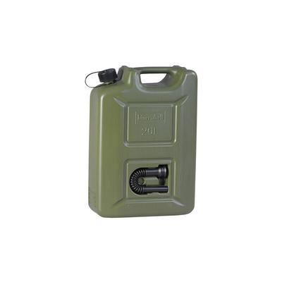 Kraftstoff-Kanister profi (un) 20 l oliv,UN-Zulassung,HDPE,schwarzes Zubehör - Hünersdorff