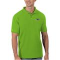 Men's Antigua Neon Green Seattle Seahawks Legacy Pique Polo