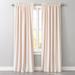 Wide Width BH Studio Velvet Rod-Pocket Panel by BH Studio in Ivory (Size 50" W 84" L) Window Curtain