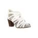 Wide Width Women's Amaze Sandal by Easy Street® in White (Size 10 W)