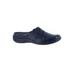 Wide Width Women's Forever Clog by Easy Street® in New Navy (Size 8 1/2 W)