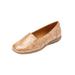 Wide Width Women's The Leisa Flat by Comfortview in Camel (Size 10 1/2 W)