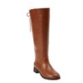 Extra Wide Width Women's Charleston Wide Calf Boot by Comfortview in Luggage (Size 10 WW)