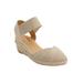 Extra Wide Width Women's The Abra Espadrille by Comfortview in New Khaki (Size 8 WW)
