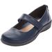 Women's The Carla Mary Jane Flat by Comfortview in Navy (Size 9 1/2 M)