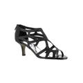 Wide Width Women's Flattery Pump by Easy Street® in Black Glitter (Size 8 1/2 W)