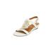 Extra Wide Width Women's The Carina Slingback by Comfortview in White (Size 10 WW)