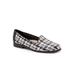 Extra Wide Width Women's Liz Flats by Trotters® in Black Multi (Size 12 WW)