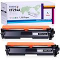 BAISINE 2-Pack Compatible CF294A Toner with HP 94A Black Toner Cartridge with Chip for HP LaserJet Pro M118dw HP LaserJet Pro MFP M148dw 148fdw HP LaserJet Pro M149fdw