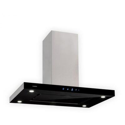 Klarstein - Valeria Inselabzugshaube 90cm 650m³/h Abluft Touch led Glas Edelstahl Image
