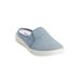 Women's The Camellia Slip On Sneaker Mule by Comfortview in Light Denim (Size 8 1/2 M)