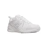Men's New Balance® 608V5 Sneakers by New Balance in White Leather (Size 18 EE)