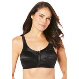 Plus Size Women's Satin Wireless Comfort Bra by Comfort Choice in Black (Size 38 B)