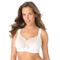 Plus Size Women's Comfort Choice® Wireless Gel Strap Bra by Comfort Choice in White (Size 40 B)