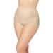 Plus Size Women's Firm Control High-Waist Brief by Rago in Beige (Size 2XL) Body Shaper