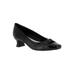 Women's Waive Pump by Easy Street® in Black Patent (Size 9 M)