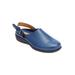 Wide Width Women's The Indigo Convertible Mule by Comfortview in Dark Denim (Size 8 1/2 W)