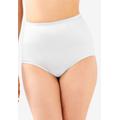 Plus Size Women's Tummy Panel Brief Firm Control 2-Pack DFX710 by Bali in White (Size L)