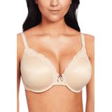 Plus Size Women's Comfort Devotion Extra Coverage T-Shirt Bra 09404 by Maidenform in Latte Black (Size 36 DD)