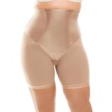 Plus Size Women's Power Shaper Firm Control Long Leg Shaper by Secret Solutions in Nude (Size 5X) Body Shaper